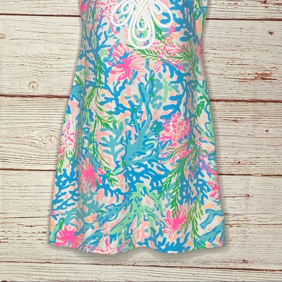 Lilly Pulitzer Harper Shift Dress in Coral Bay Sz XS - Picture 15 of 16